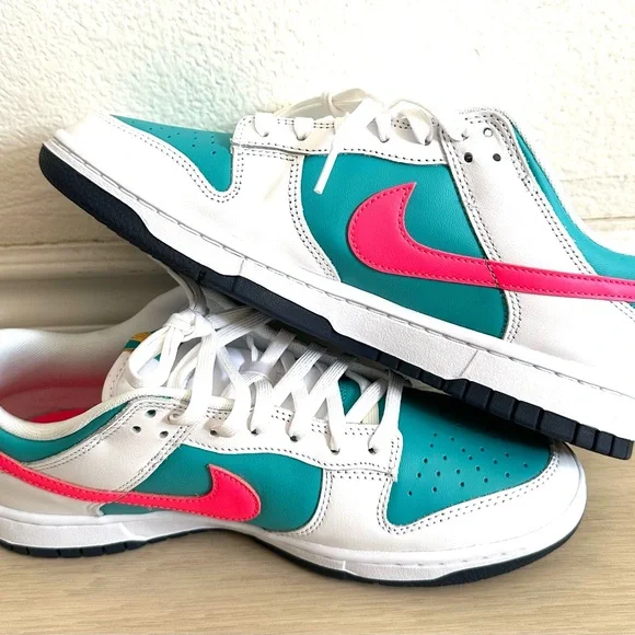 Nike Dunk Low Retro Dusty Cactus Thunder Blue HF4850-345 Men's Size 9.5 New - Picture 5 of 8